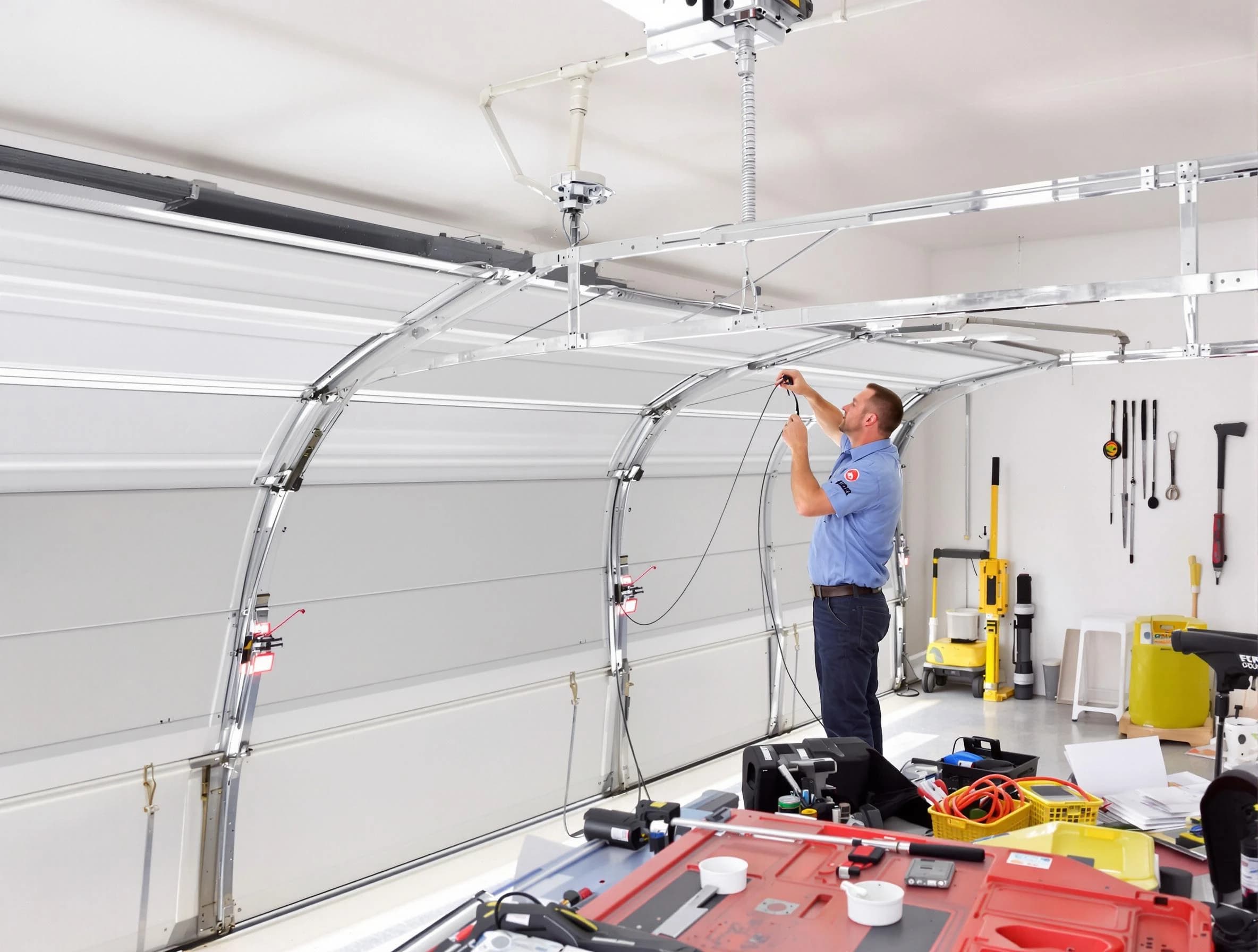 Garage door cable repair service by Lexington Garage Door Repair in Lexington