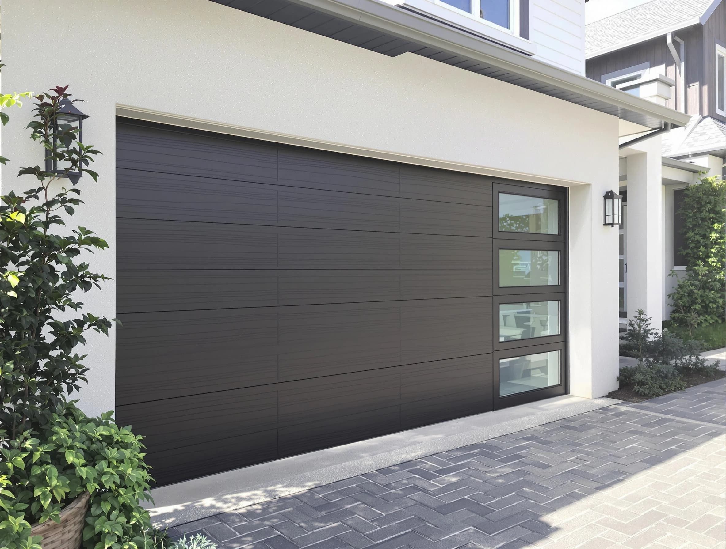 Custom garage door installation by Lexington Garage Door Repair in Lexington