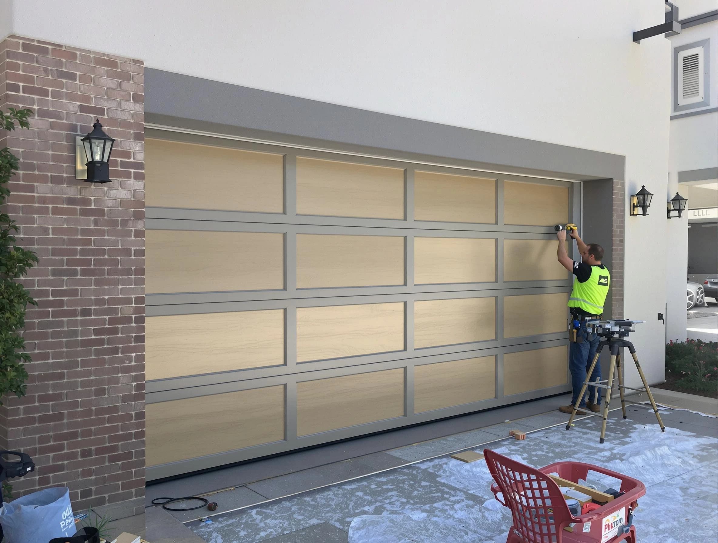 Garage door replacement service by Lexington Garage Door Repair in Lexington