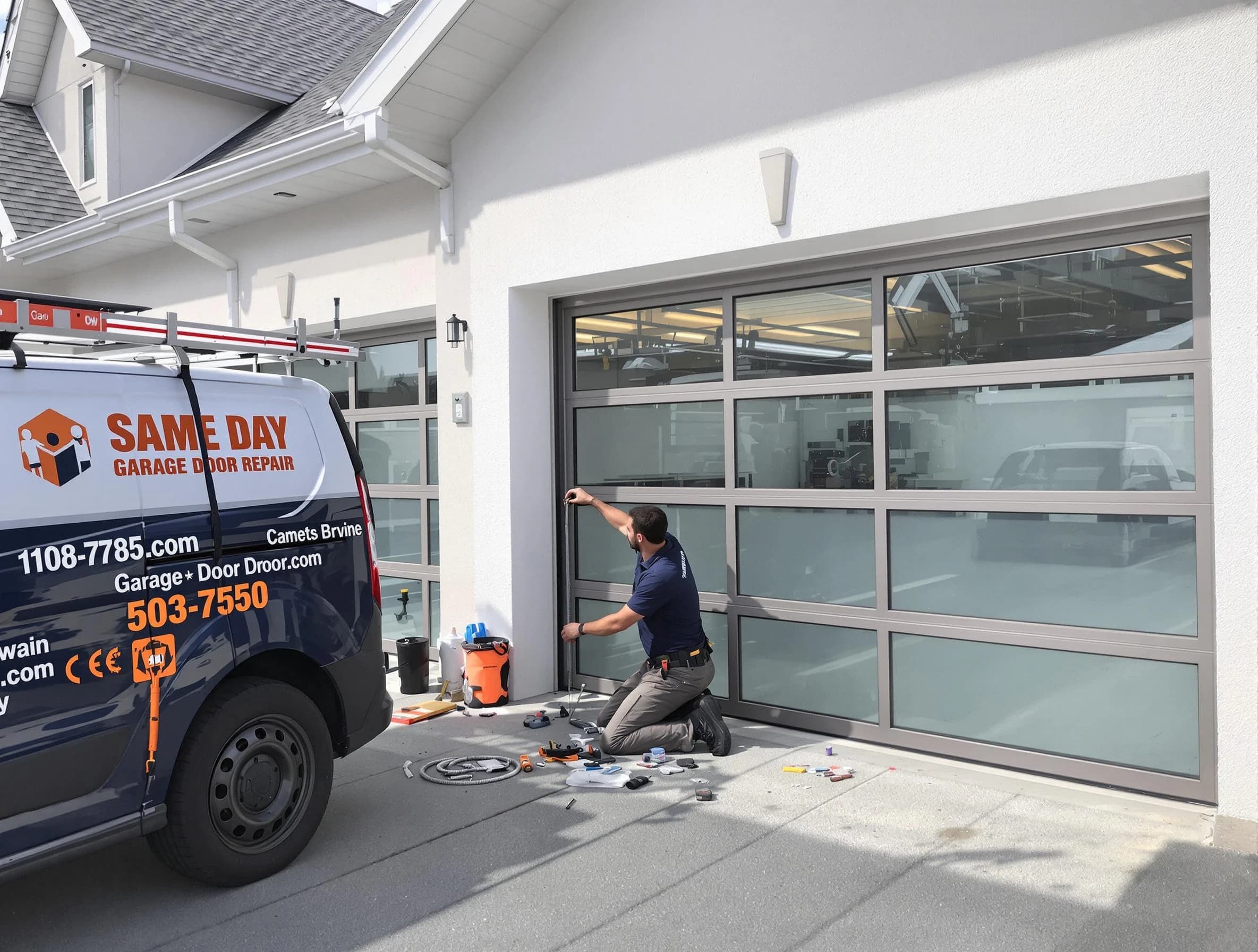 Same-day garage door repair service by Lexington Garage Door Repair in Lexington