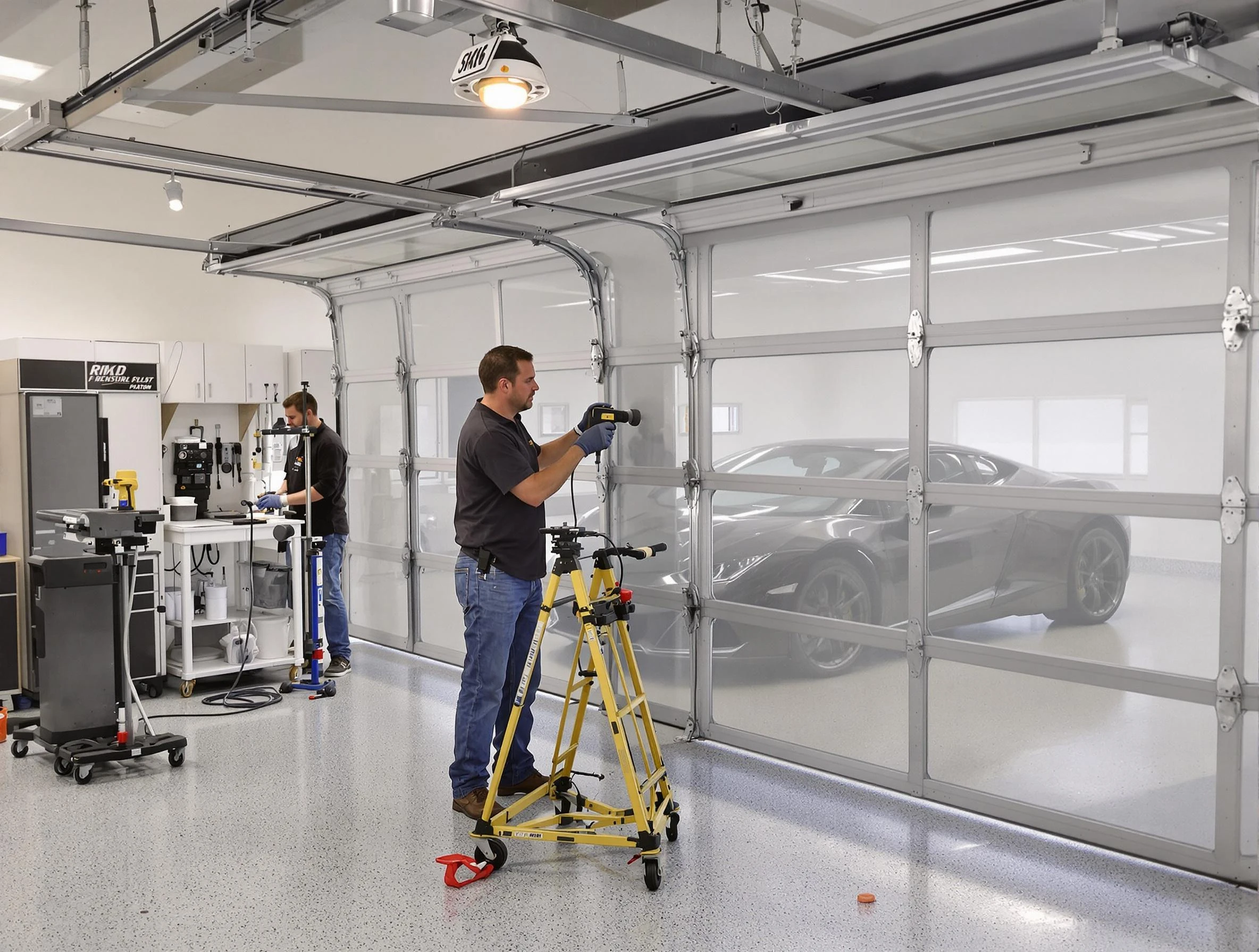 Garage Door Dents Repair in Lexington