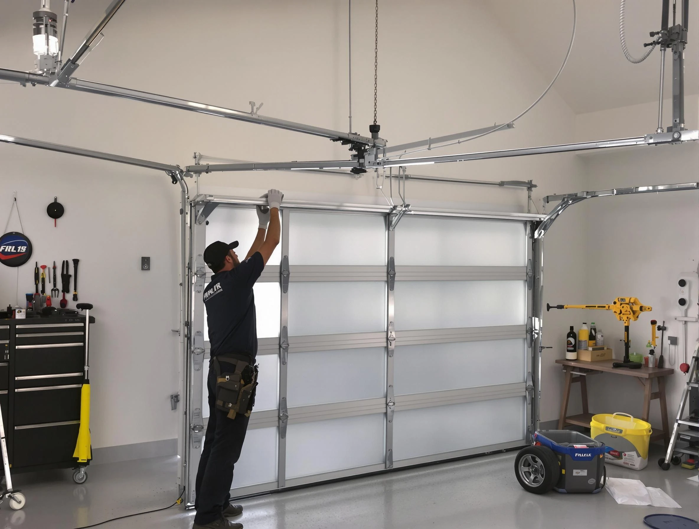 Lexington Garage Door Repair certified team performing precision garage door installation in Lexington