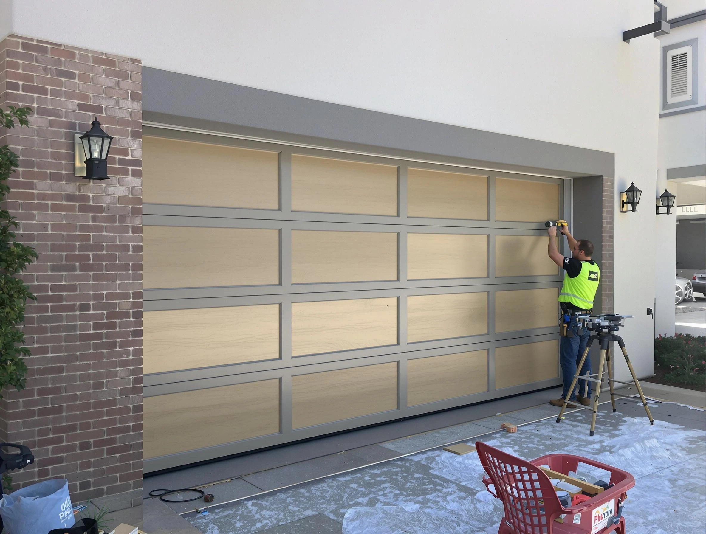 Garage door replacement service by Lexington Garage Door Repair in Lexington