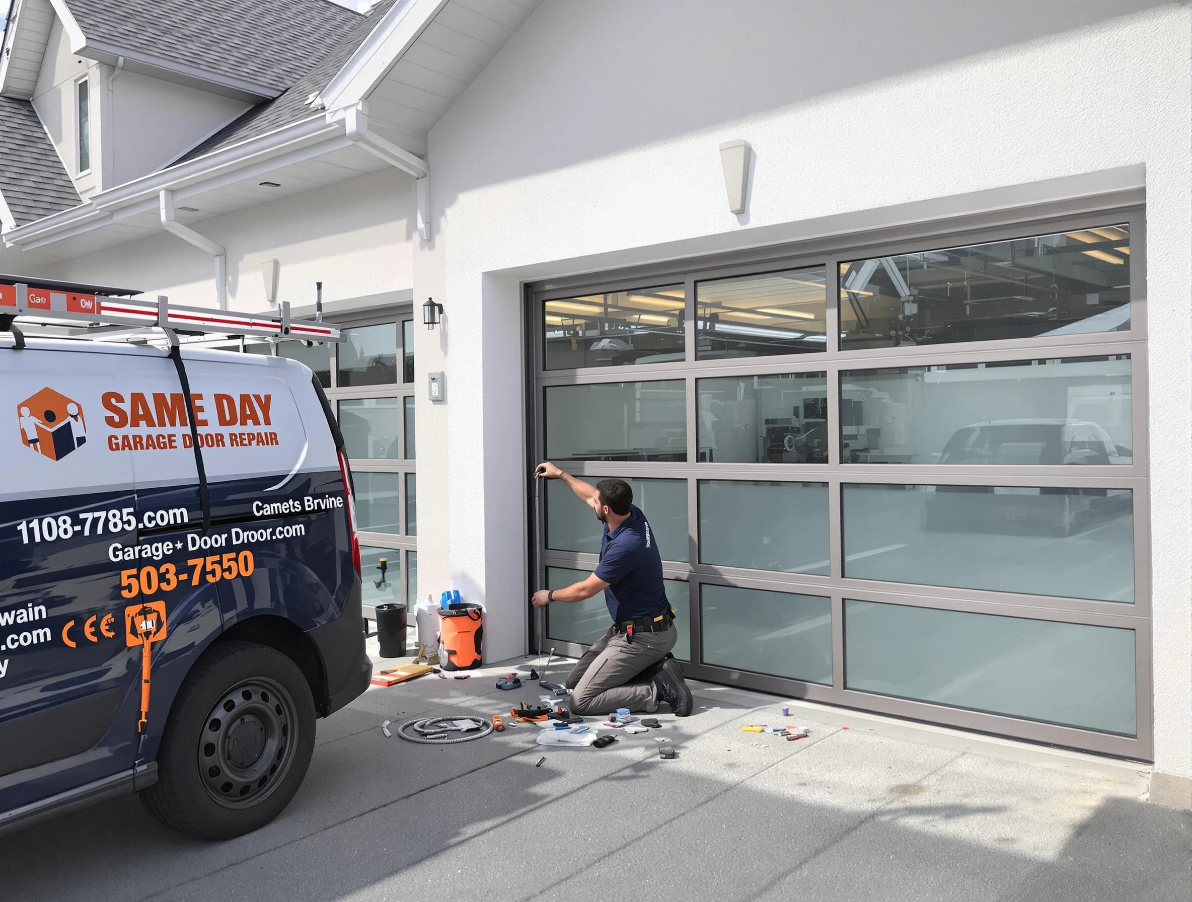 Same-day garage door repair service by Lexington Garage Door Repair in Lexington